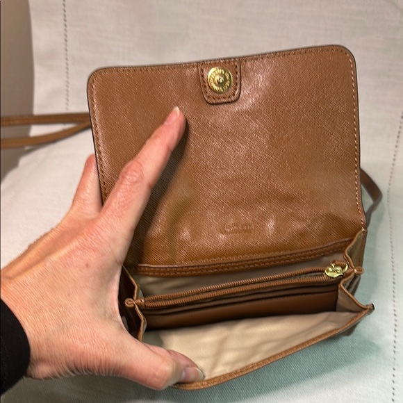 Coach Brown Leather Crossbody Bag - Picture 5 of 9